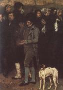 Gustave Courbet Interment oil painting on canvas